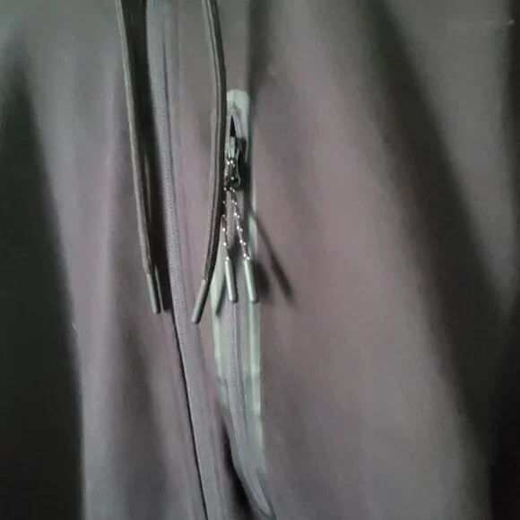 Member's Mark Black Hoodie Men's Small Full Zip Fleece Jacket w/ Pockets NWOT - Picture 2 of 5